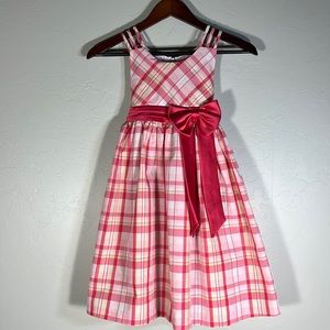 Bonnie Jean Plaid Dress - Girls 7